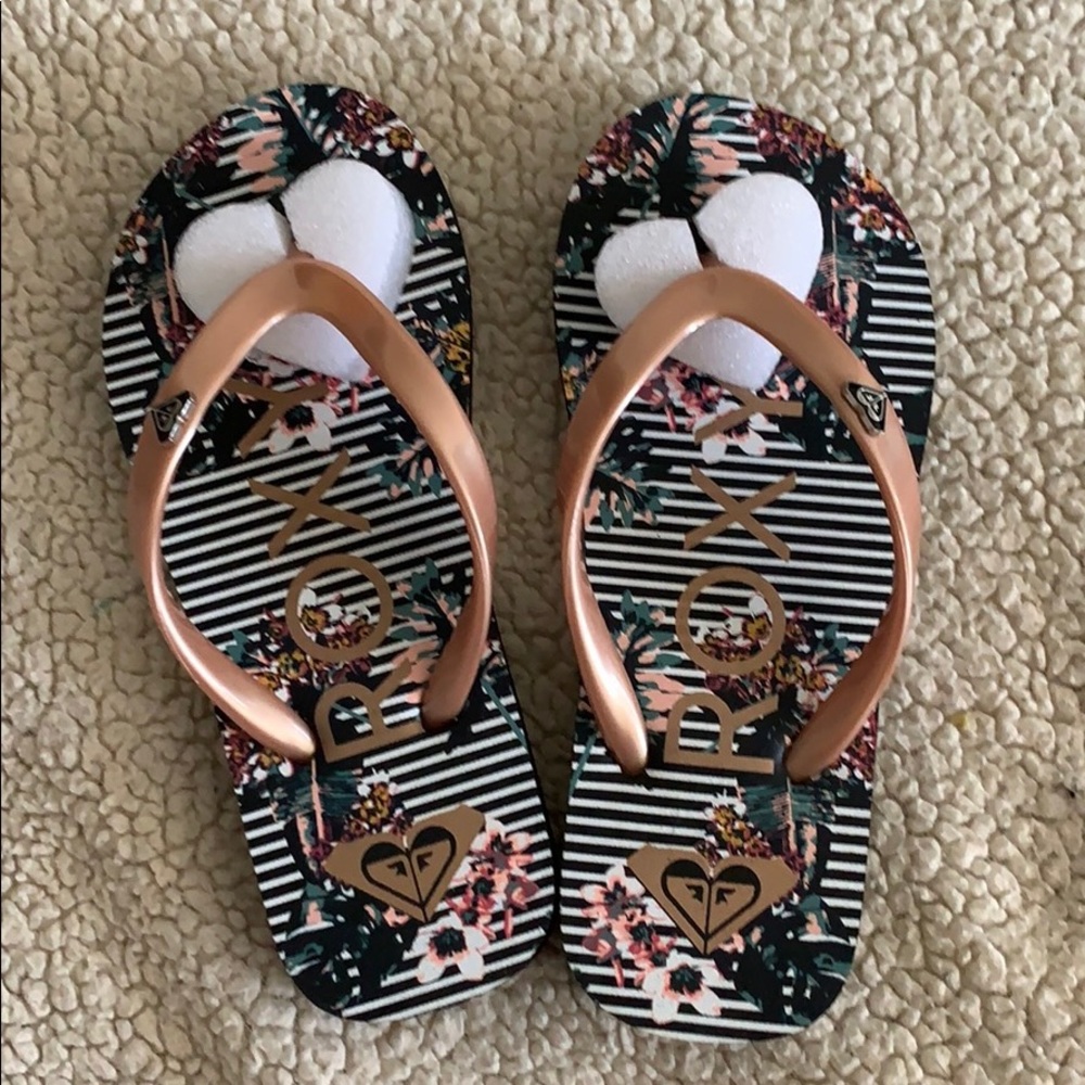 Roxy toddler/youth slippers